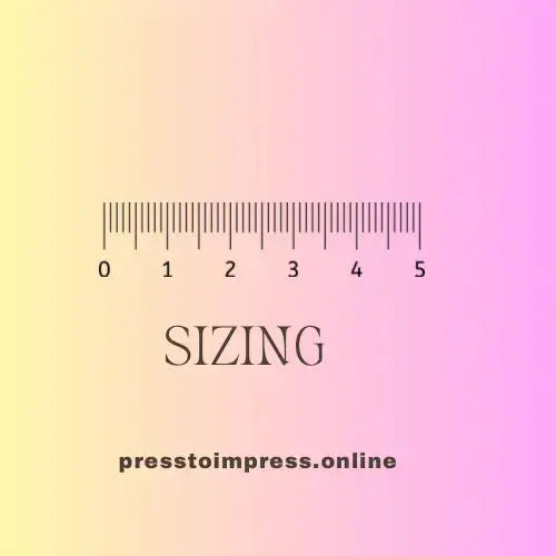 Measuring natural nail width with tape for accurate press-on nail sizing.