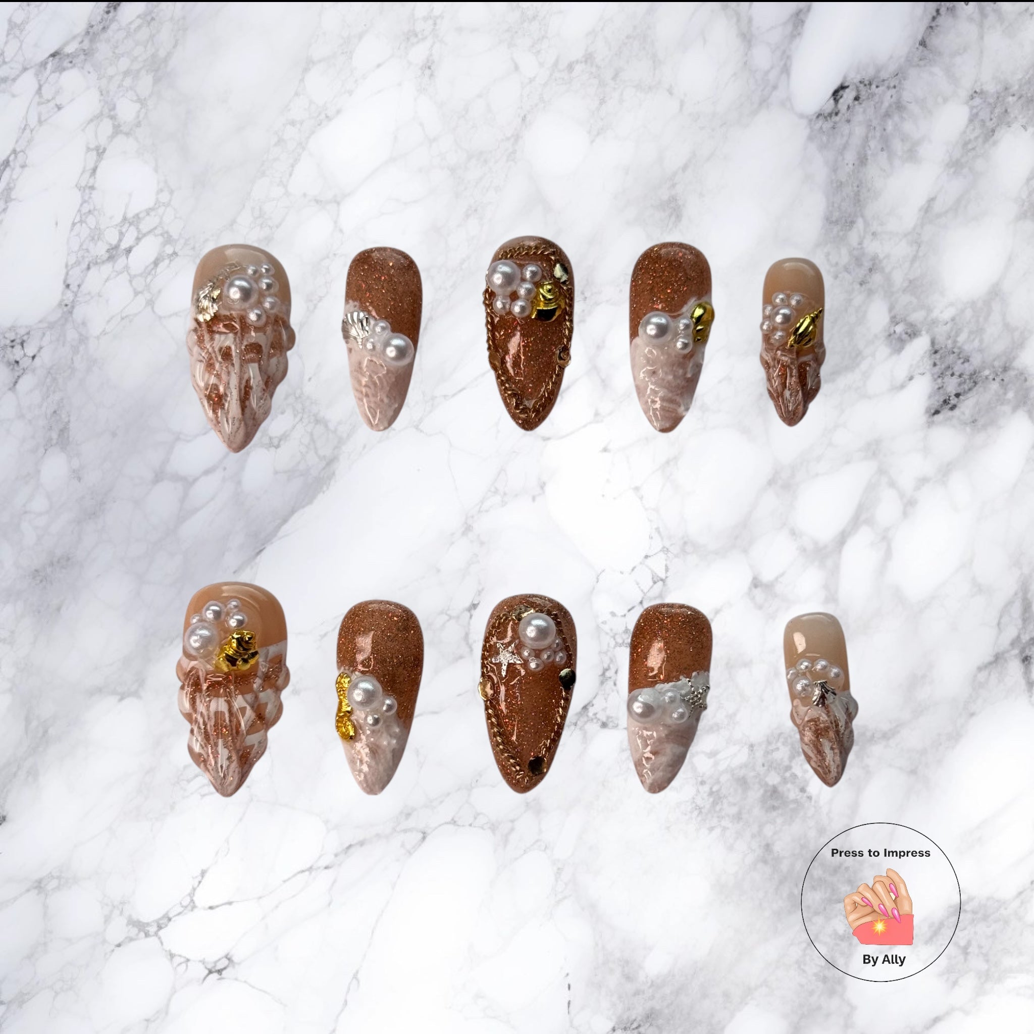 Golden Luxe Pearl Press to impress