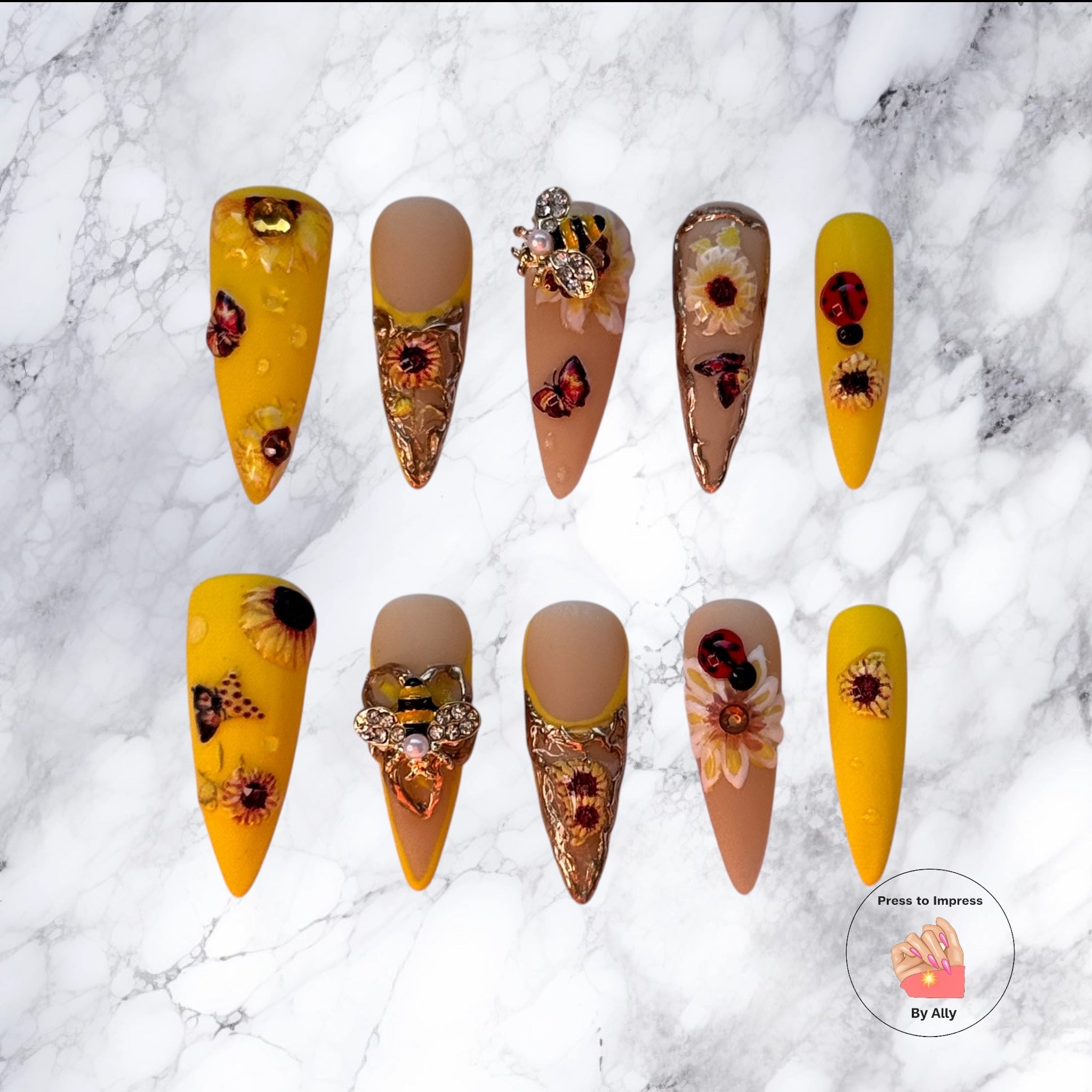 Honeybee Garden Press to impress