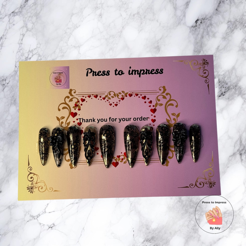 Black Lace Affair 💫 Press to impress