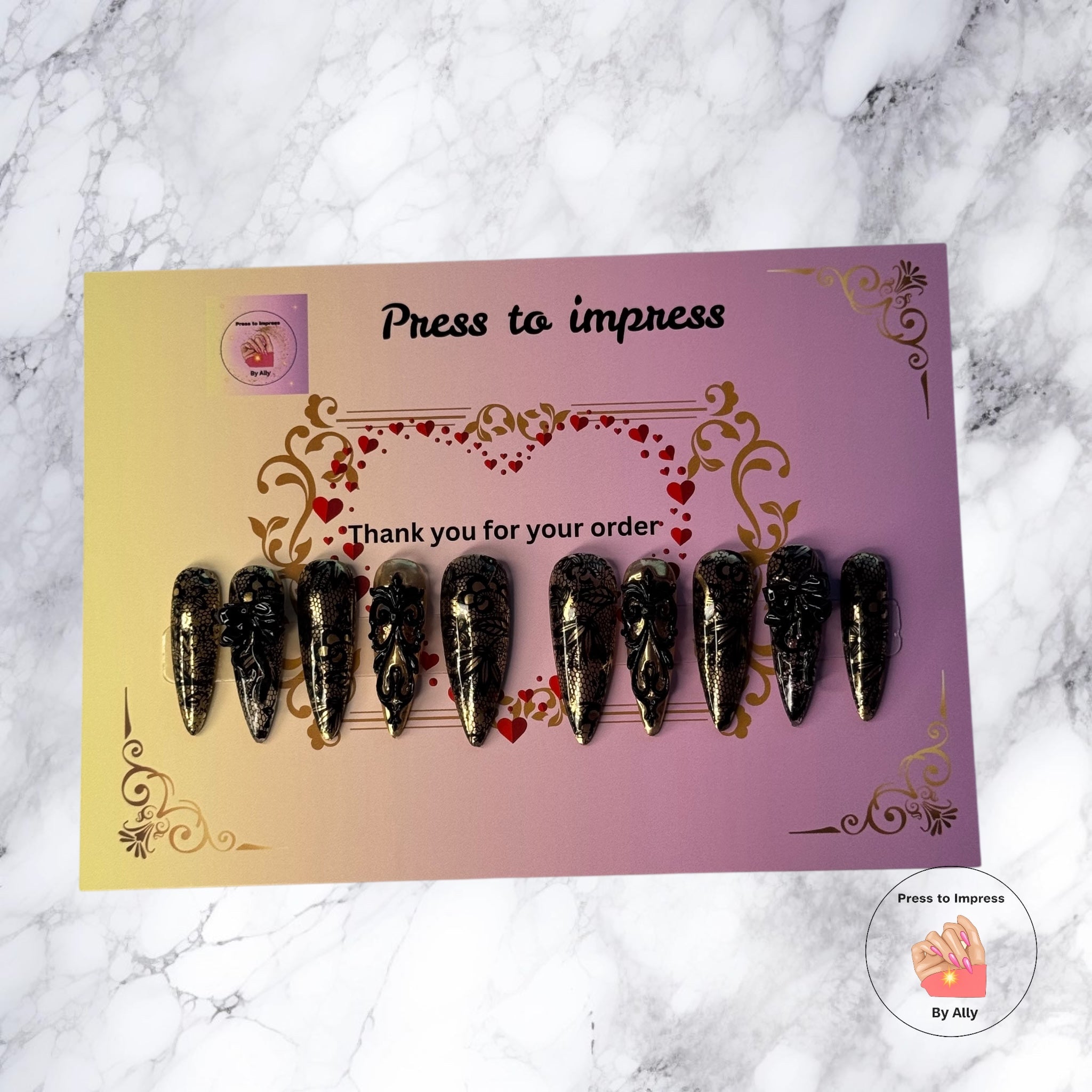 Black Lace Affair 💫 Press to impress