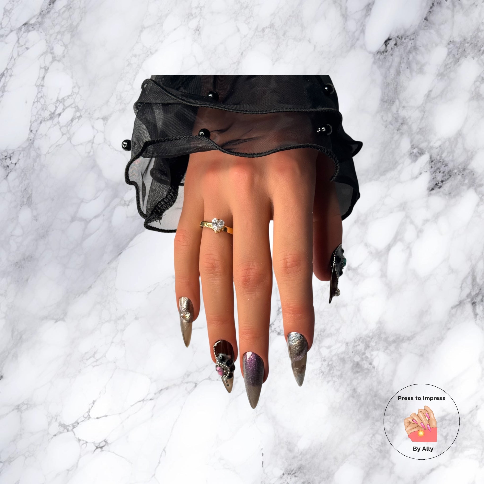 Glamour Gemstones Press to impress