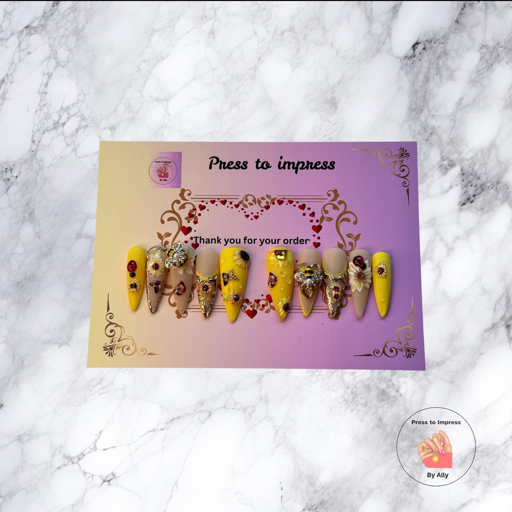 Honeybee Garden Press to impress