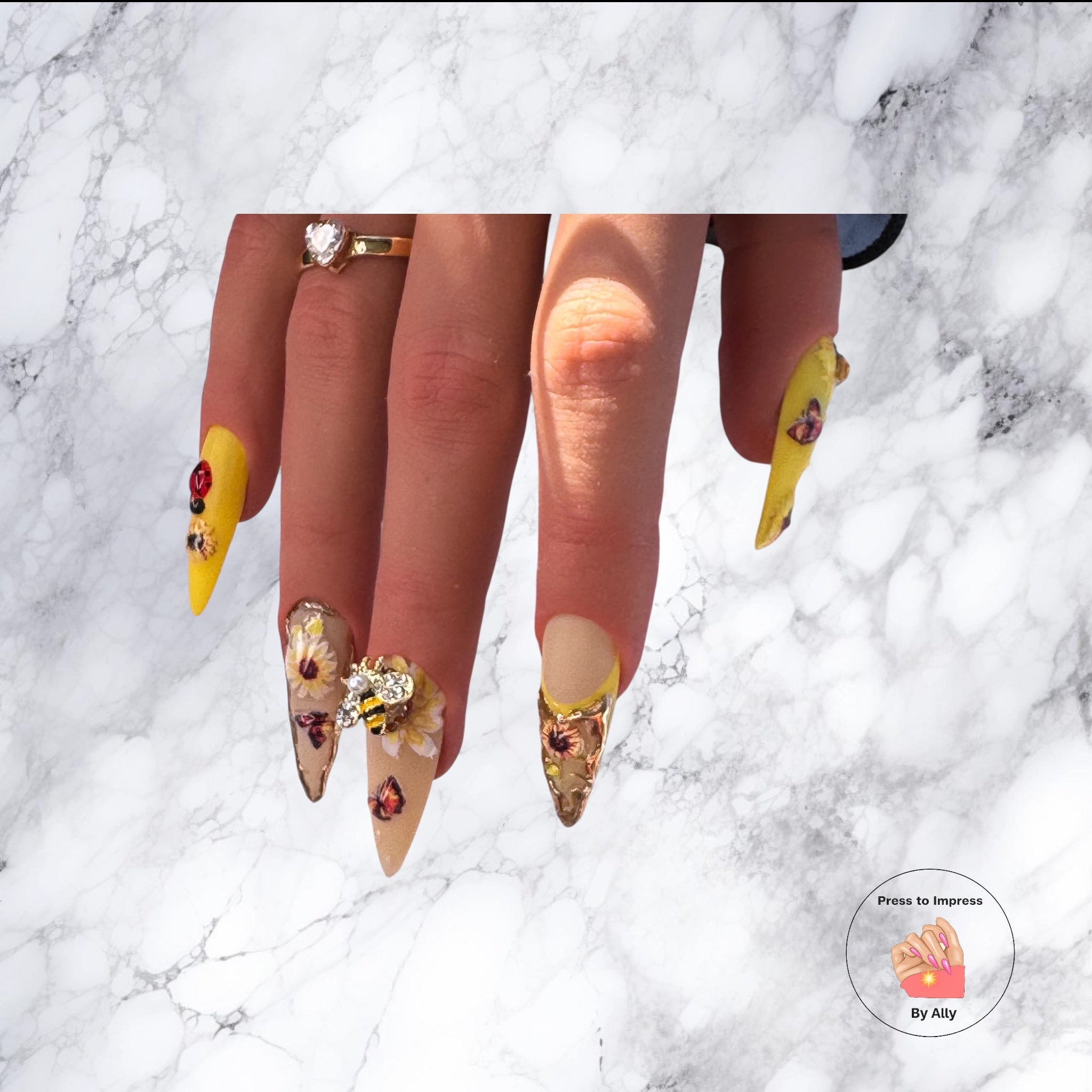 Honeybee Garden Press to impress