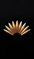 Liquid Gold Stiletto Nails