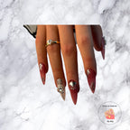 Imperial Garnet Press to impress