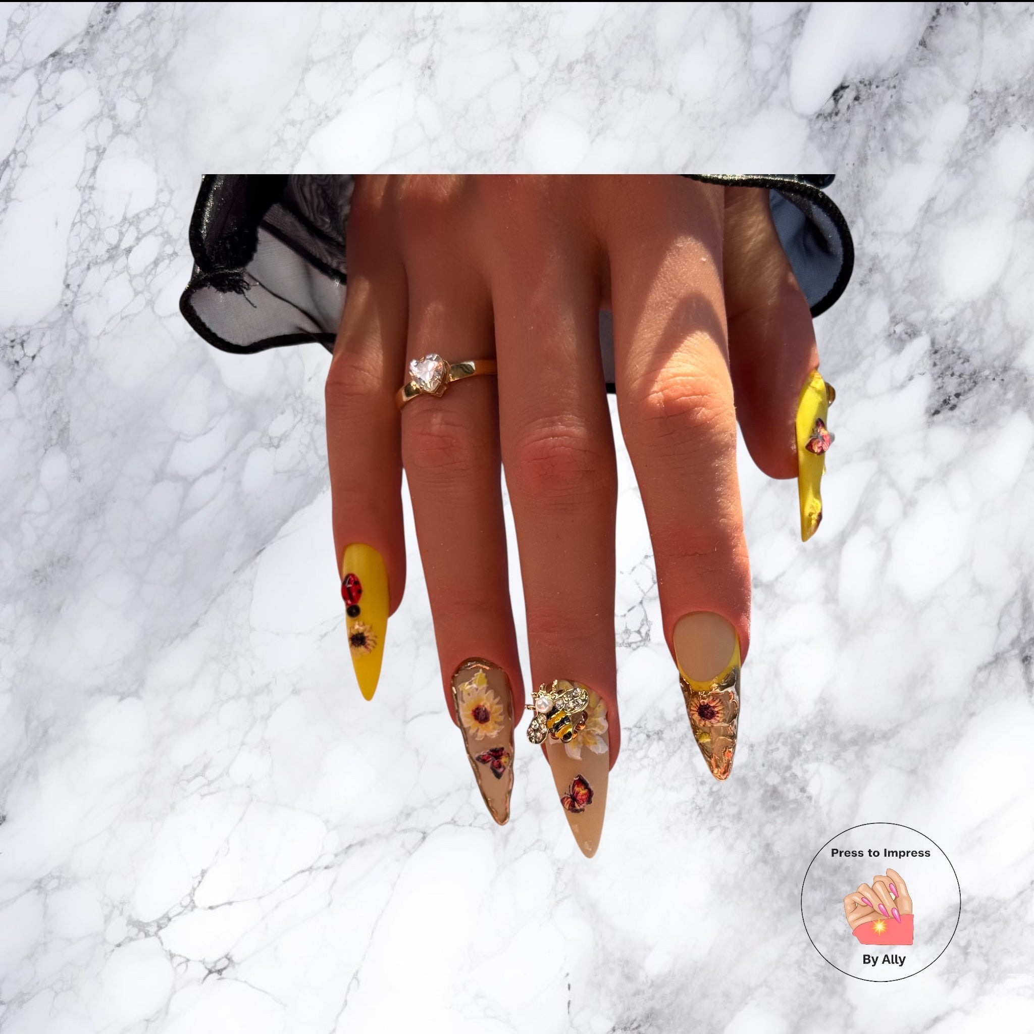 Honeybee Garden Press to impress