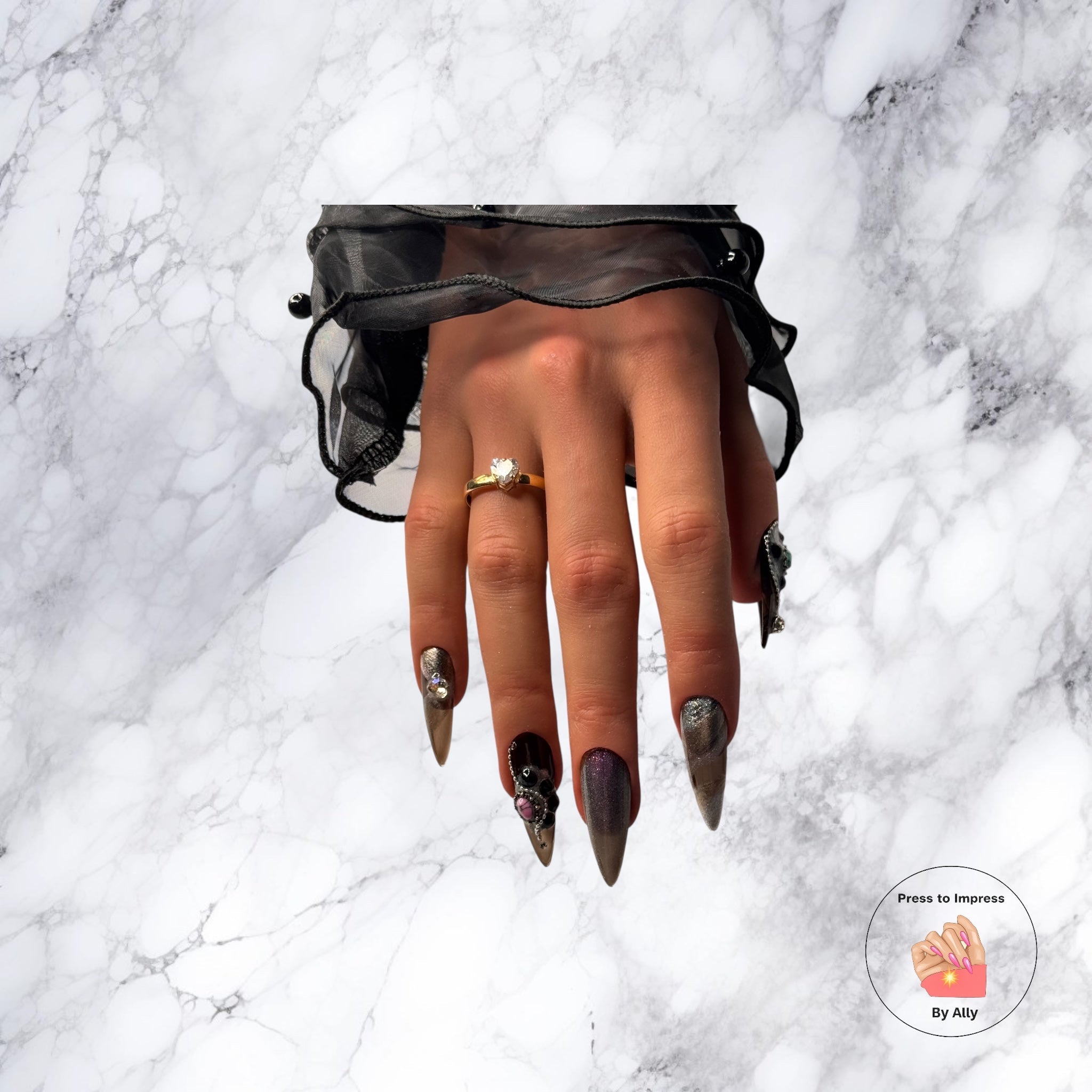 Glamour Gemstones Press to impress