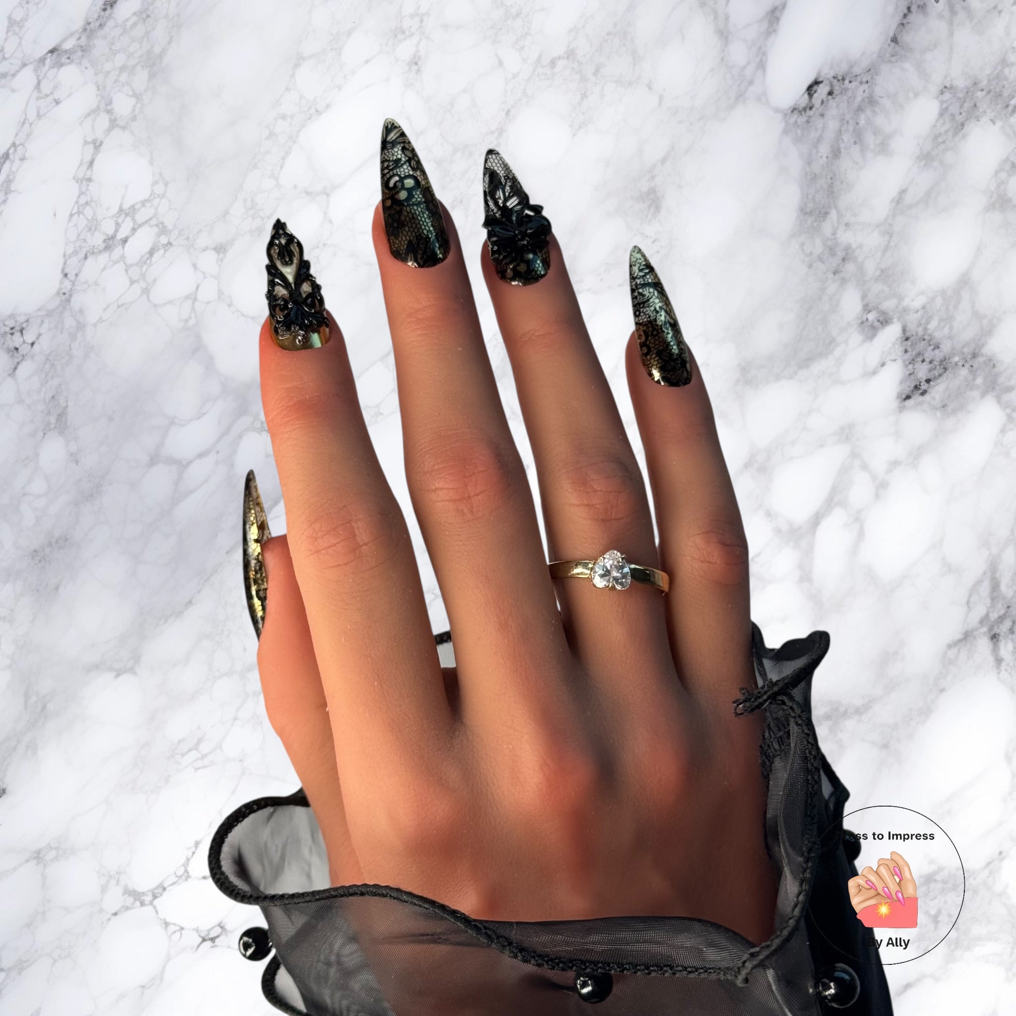 Black Lace Affair 💫 Press to impress