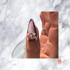 Lavender Princess - 3D Hearts & Gemstone Accents Press to impress