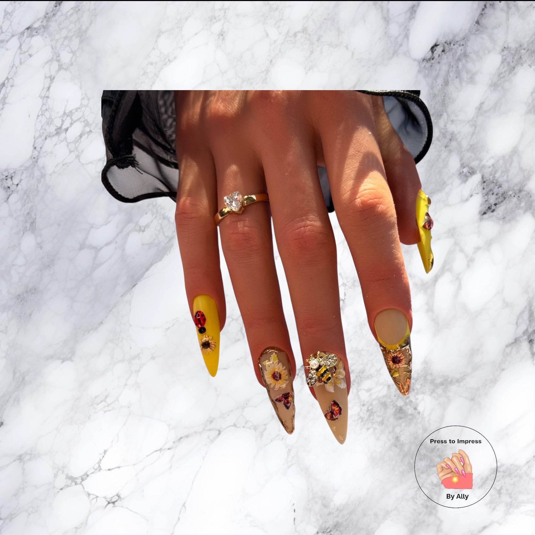 Honeybee Garden Press to impress