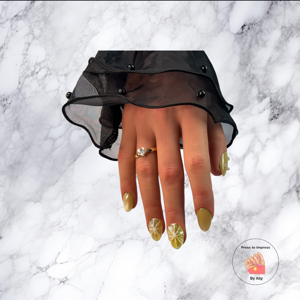 🍋 “Golden Citrus Sparkle” Press to impress