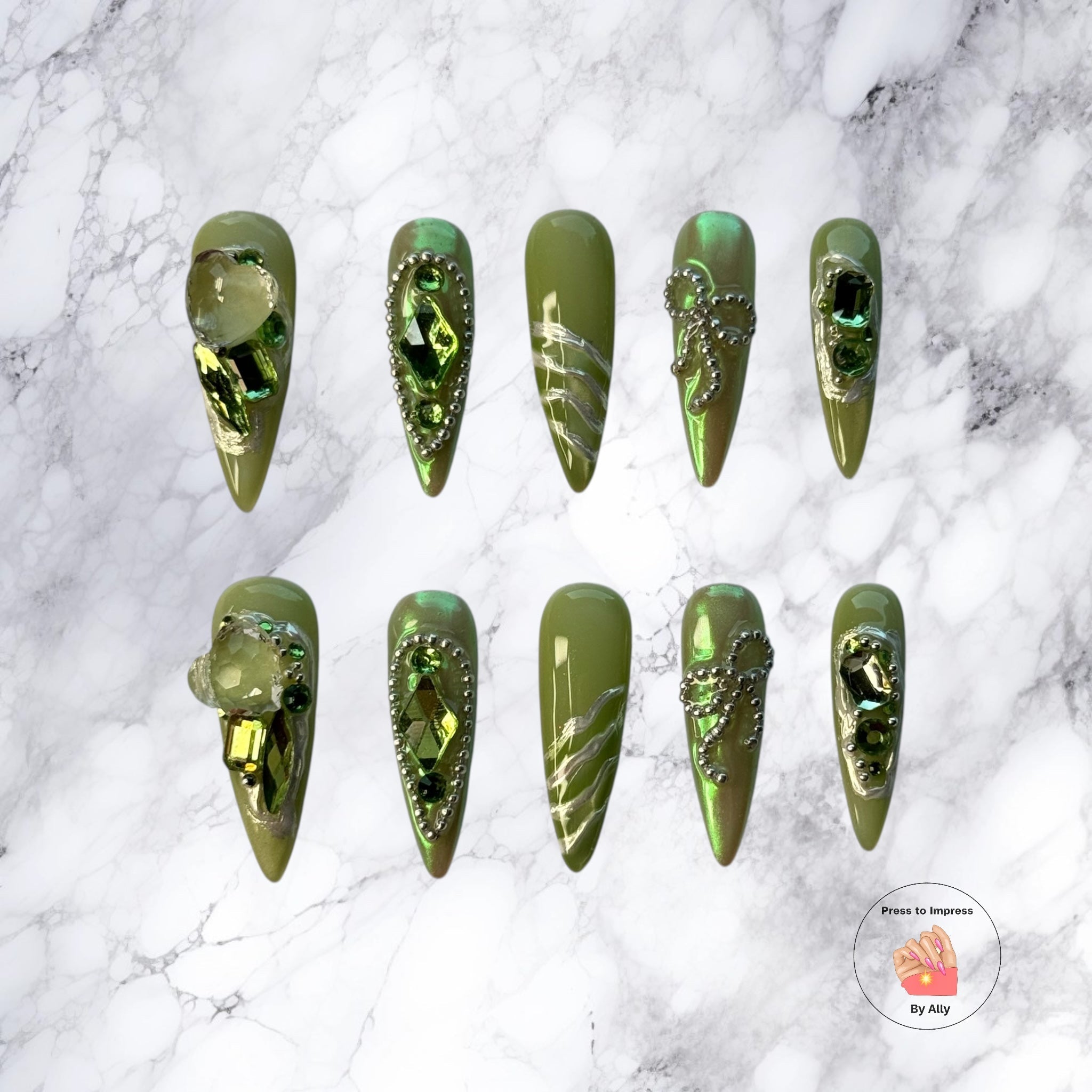 Emerald Enchanté Press to Impress