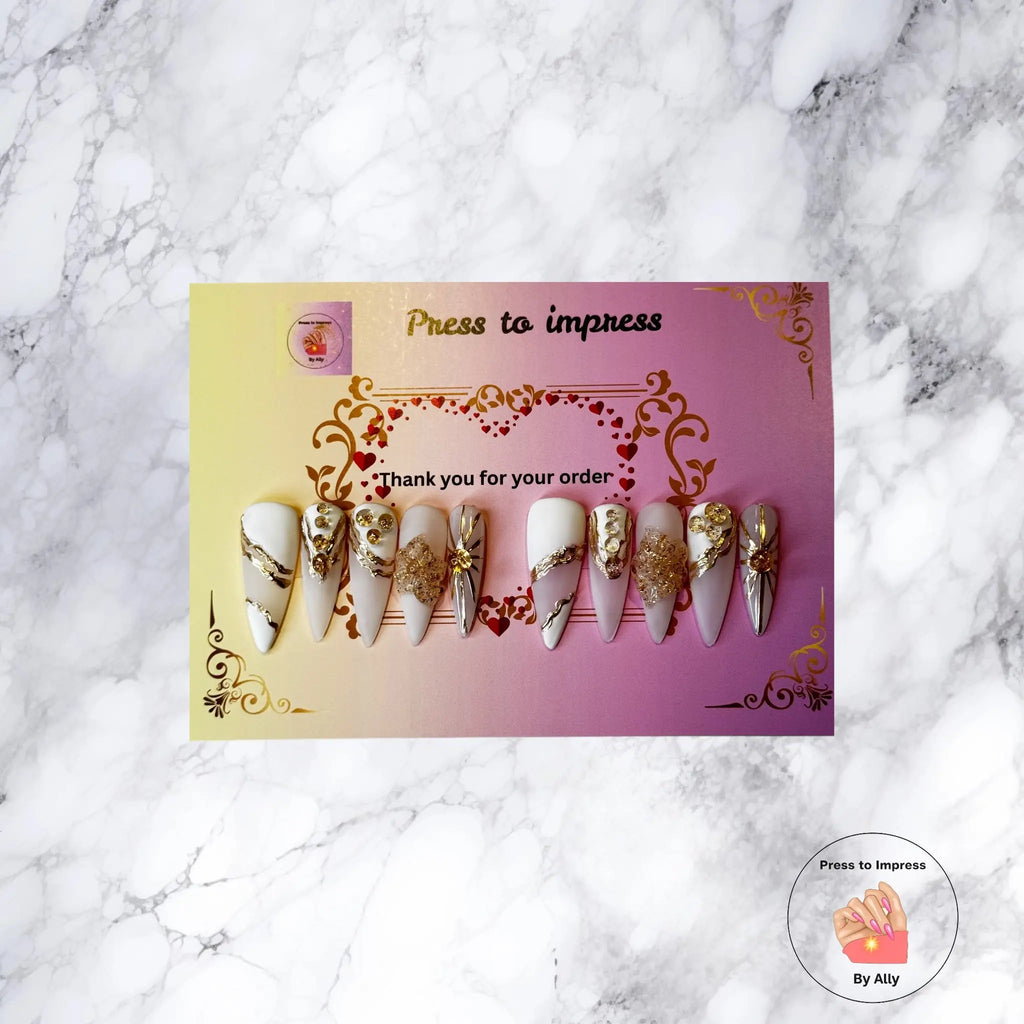 Golden Veins Press to impress