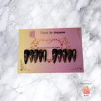Dark Elegance Nails Press to impress