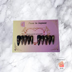 Dark Elegance Nails Press to impress