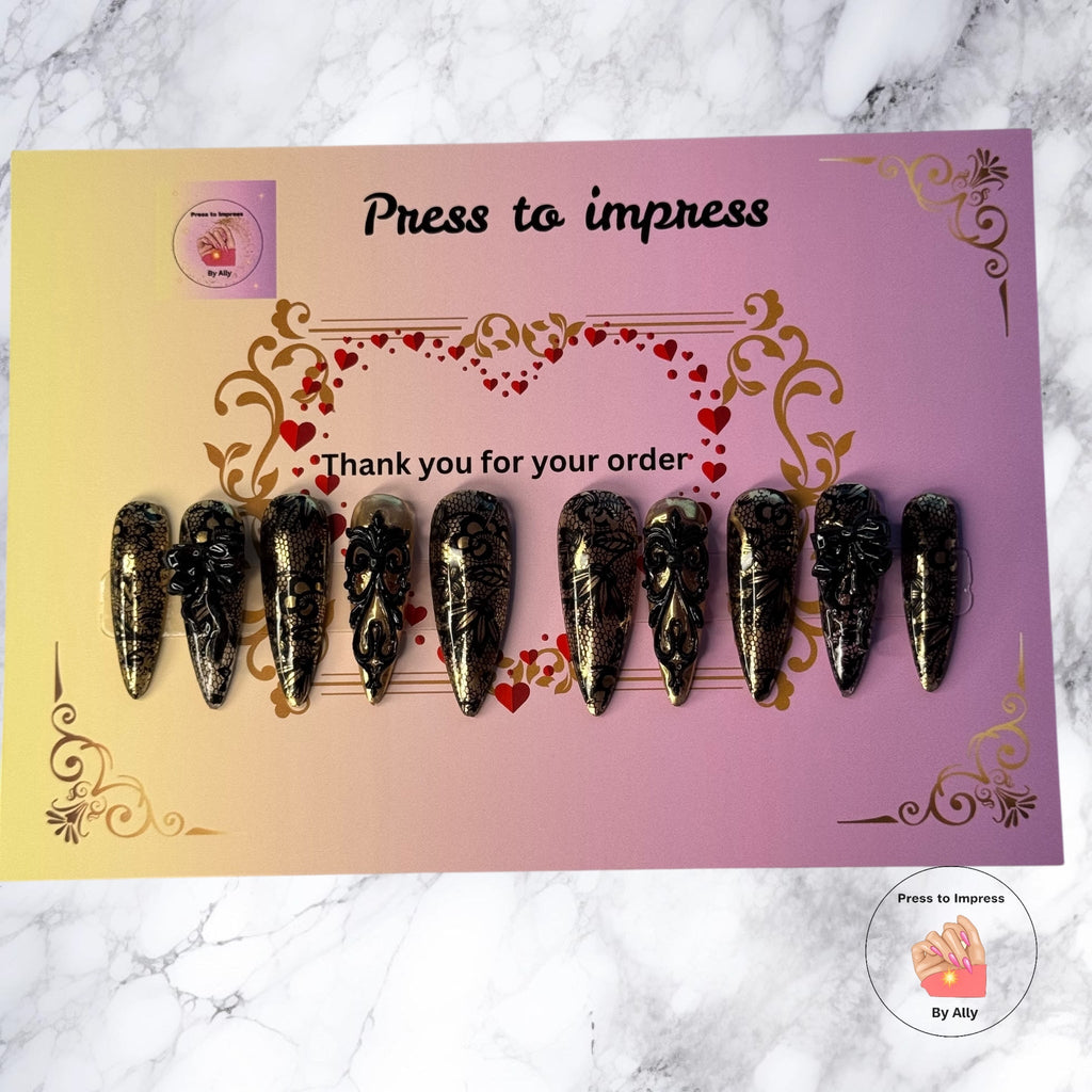 Black Lace Affair 💫 Press to impress