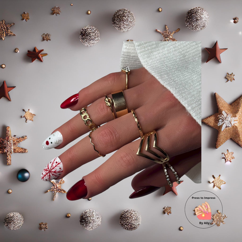 Ruby Reindeer Glow Press to Impress