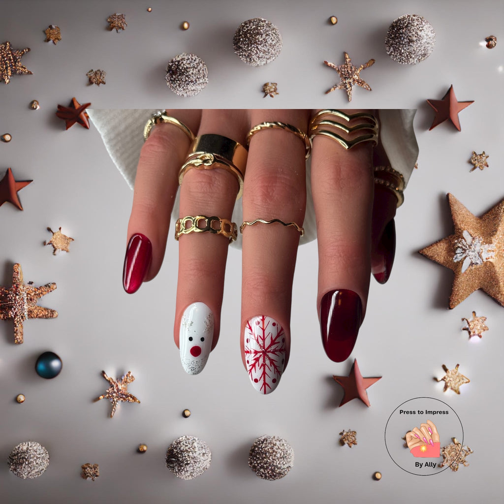 Ruby Reindeer Glow Press to Impress