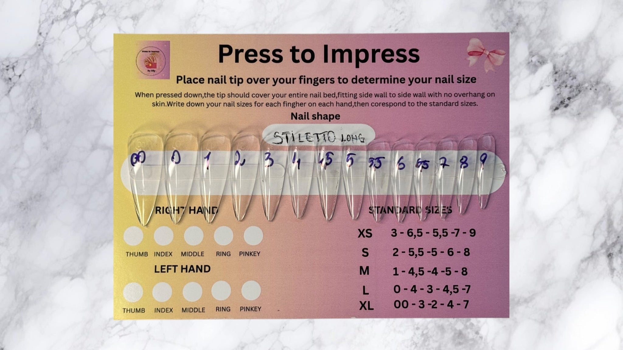 Sizing Kit Your Perfect Fit Starts Here