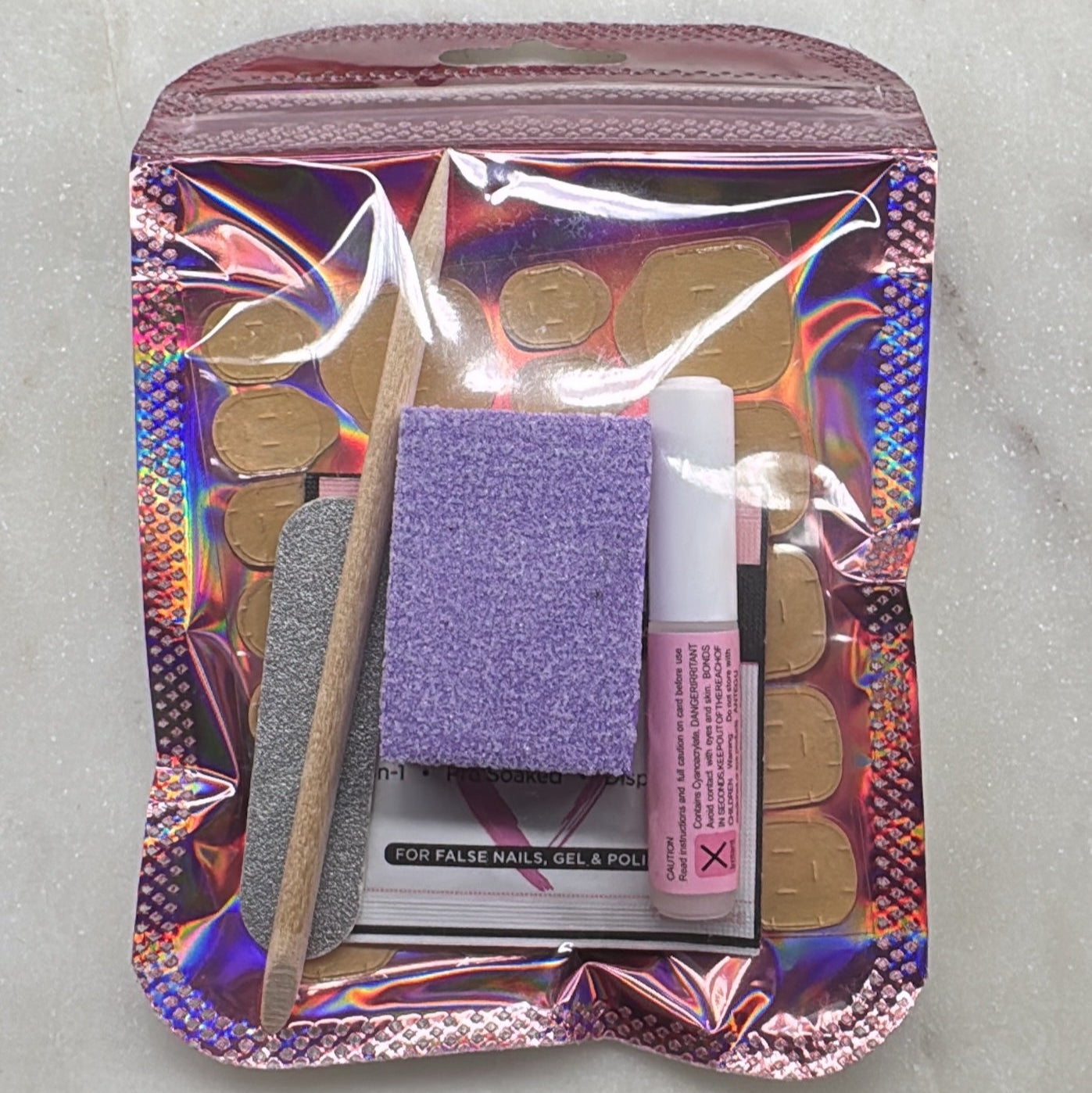 The complementary nail application kit