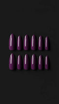 Violet Amethyst Almond Nails