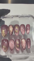 Burgundy Gilded