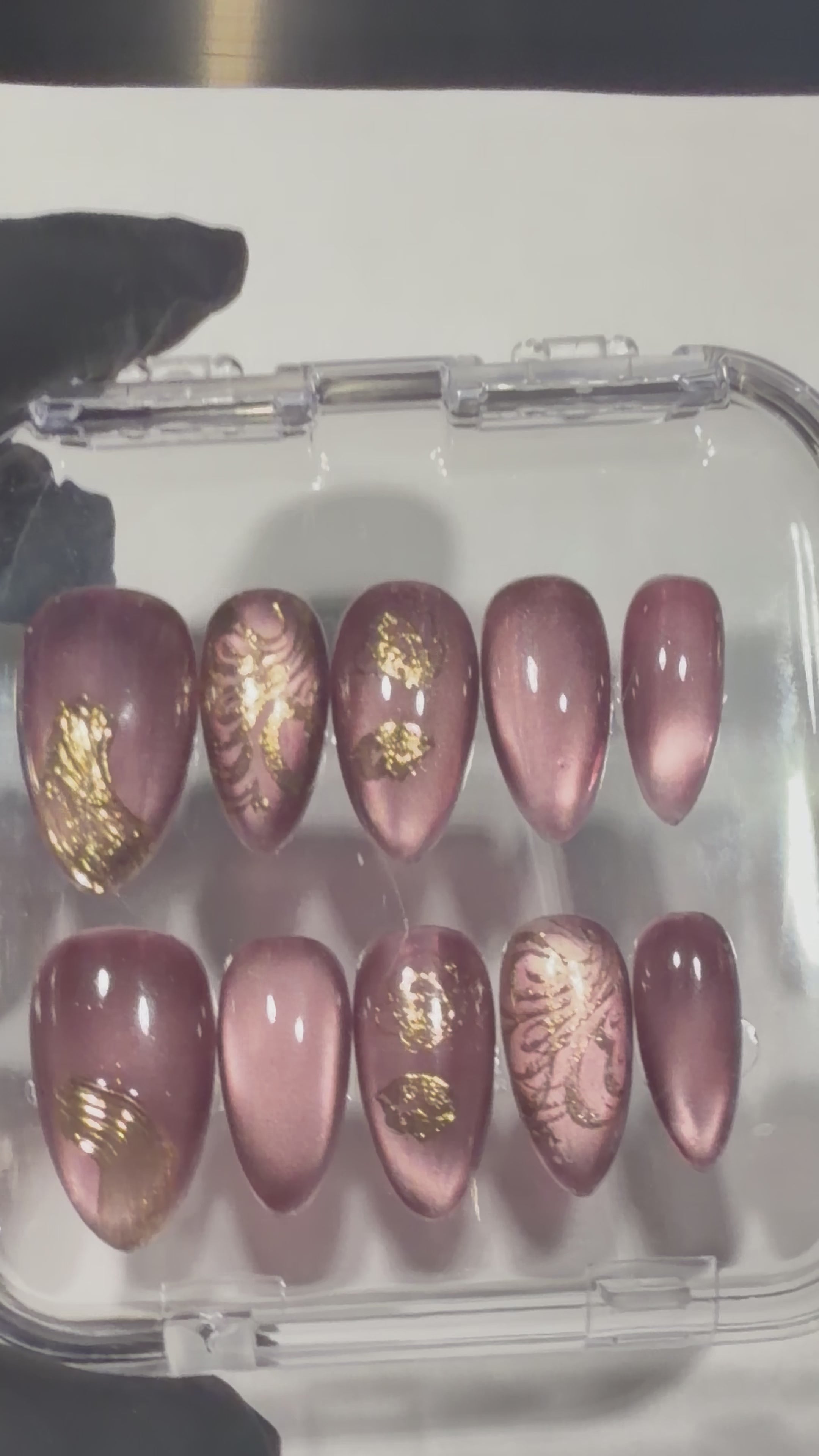 Burgundy Gilded
